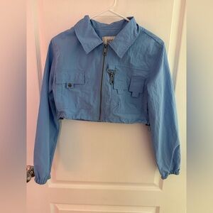 BDG Light Blue Zip-Up Jacket
